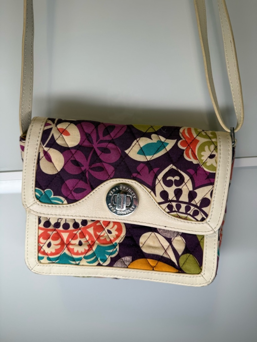 Vera Bradley Patricia Crossbody in Plum Crazy